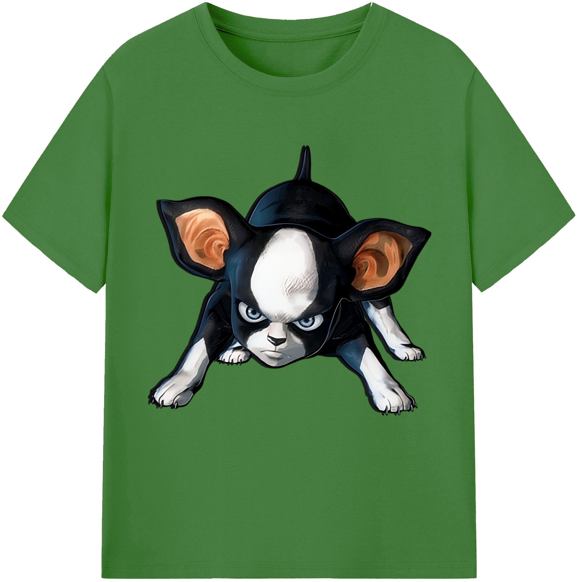 （画像用） ジョジョの奇妙な冒険 イギー JoJo's Bizarre Adventure Iggy レディースカジュアルプリントTシャツ（綿100％）